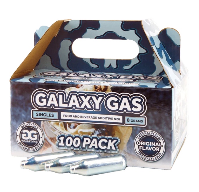 Galaxy Gas is an intended culinary additive that can be purchased from retailers like Walmart.